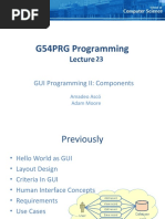 Gui Programming II Components