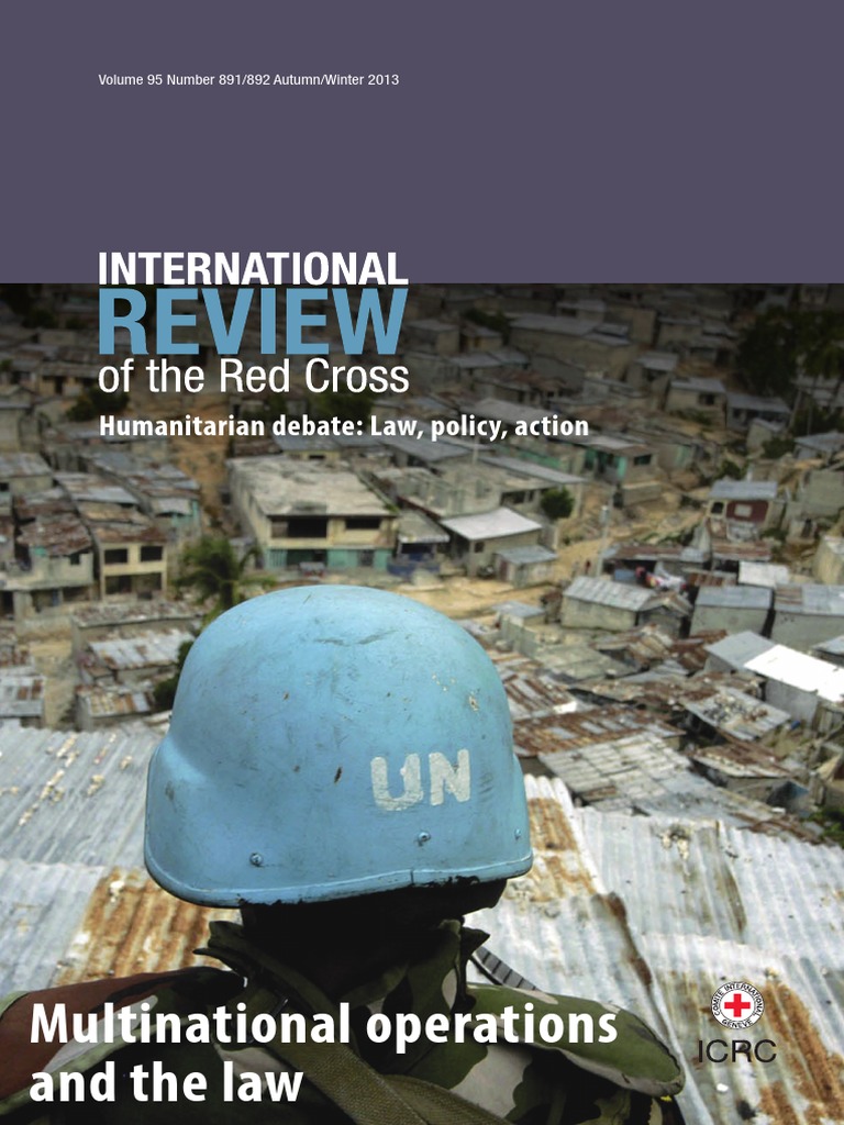 ICRC I Review - Multinational Operations & The Law | PDF | Peacekeeping ...