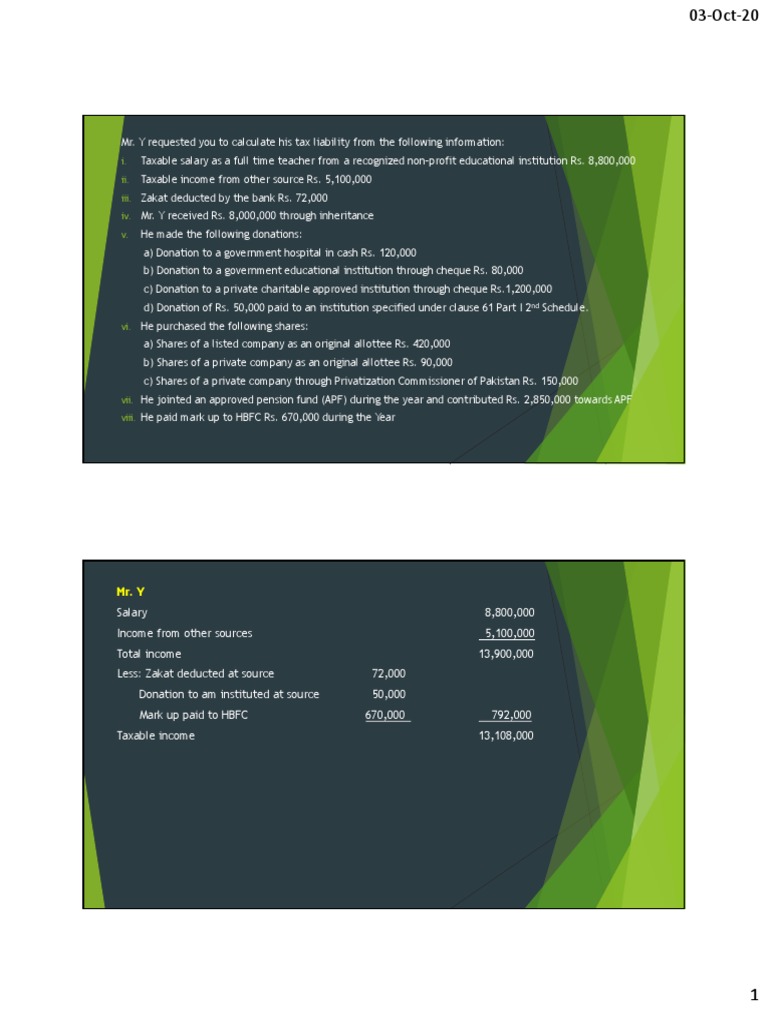 For Revision of Tax PDF Taxes Expense