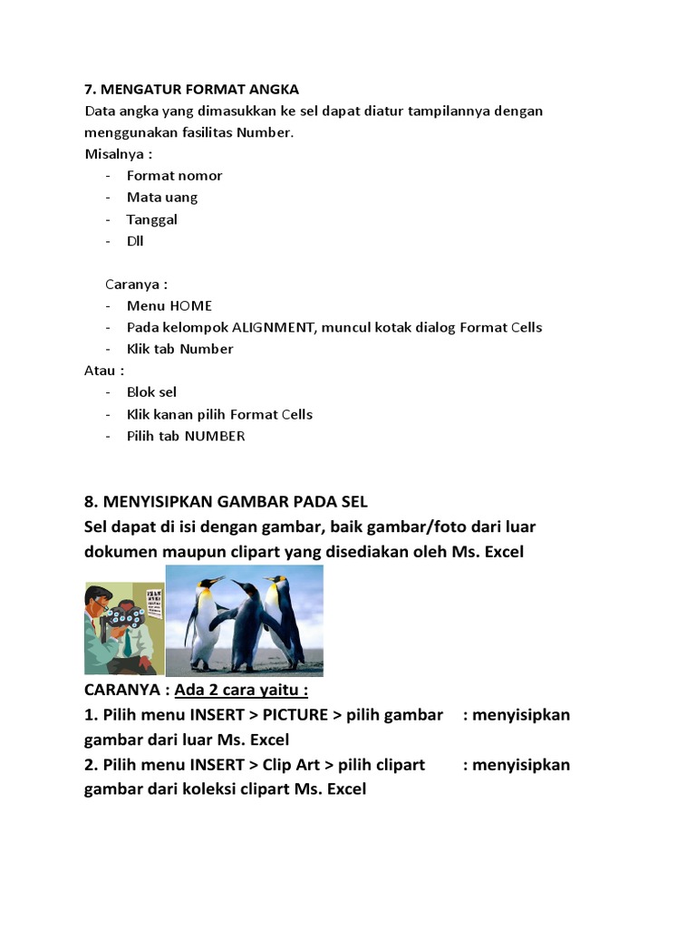 Mengatur Format Angka | PDF