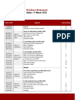 Rundown Symcard Symposium 11-12 Maret 2023