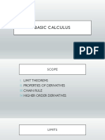 Basic Calculus