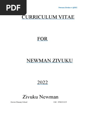 Newman CV 2022