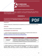 Convocatoria Curso Planificacion y Evaluacion c5f28d9b89