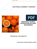 Estudio e Ad de Jugo de Naranja