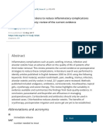 2017 Postoperative Interventions To Reduce Inflammatory Complications After Third Molar Surgery - Review of The Current Evidence - Cho