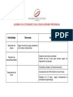 Agenda de Docente