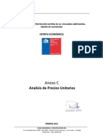 C.análisis de Precio Unitario