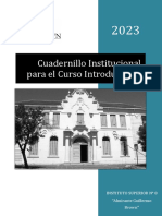 2023 Cuadernillo Del Ingresante INICIAL