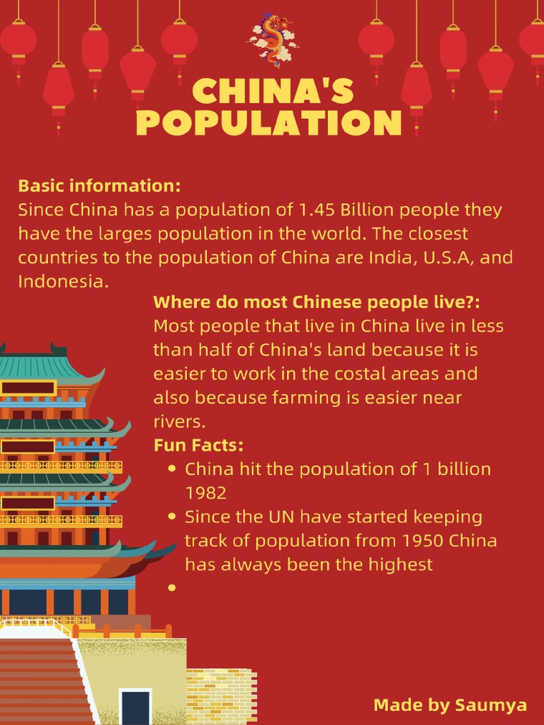 The Population of China | PDF