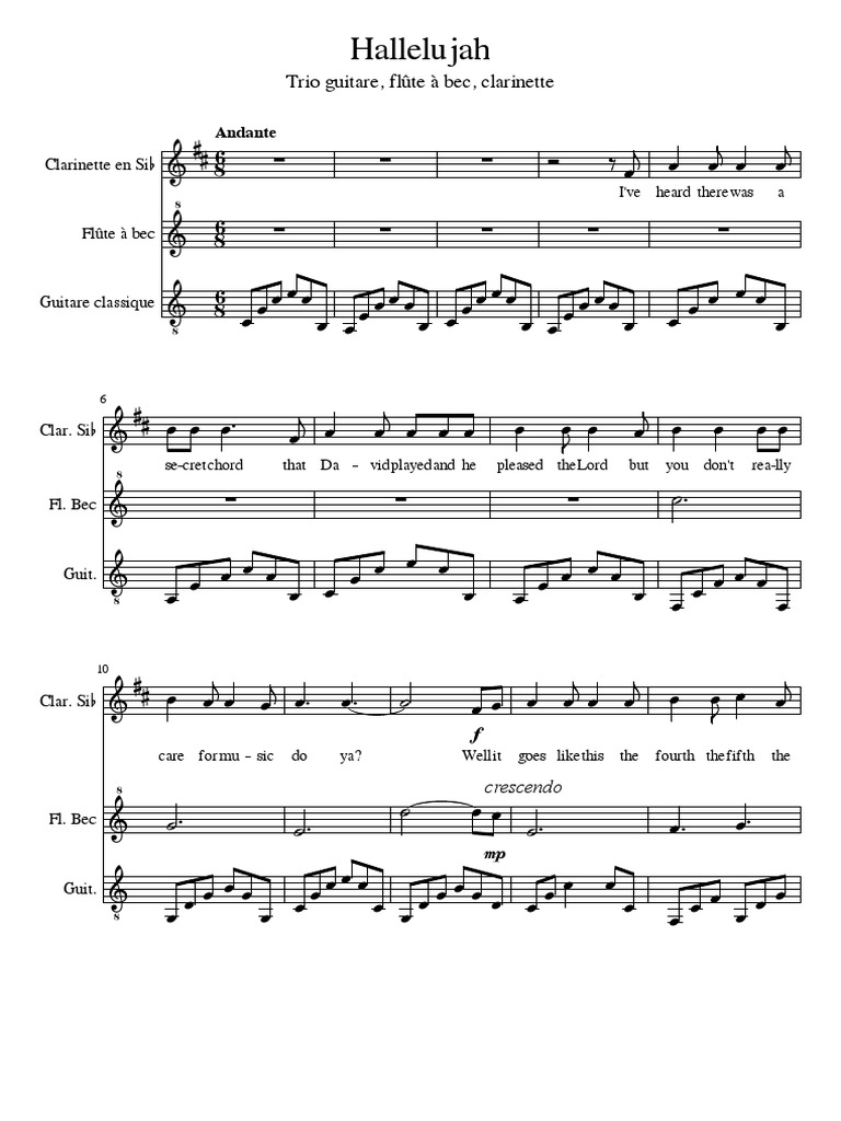 Hallelujah pdf