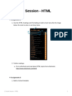 Doubts Session - HTML