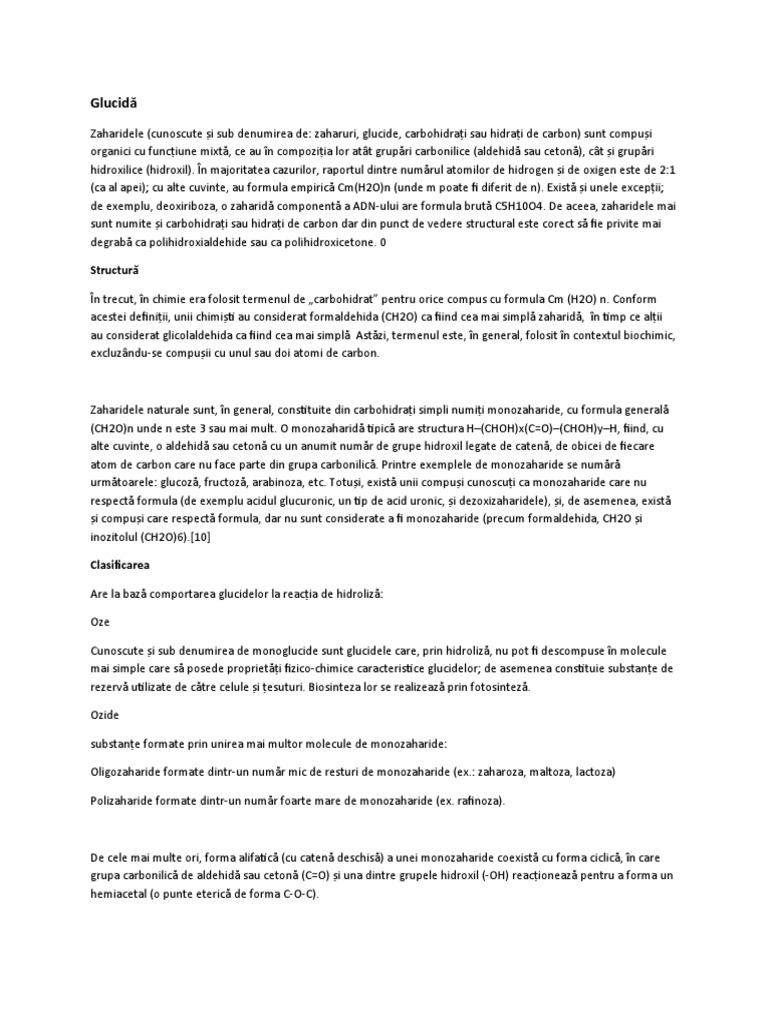 Glucide, Lipide, Enzime | PDF