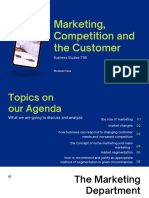 Marketing, Competition and The Customer: Business Studies 7115