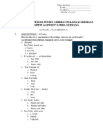 Concursul Judeţean Pentru Limbile Engleză Şi Germană Compete &Gewinn"-Limba Germană