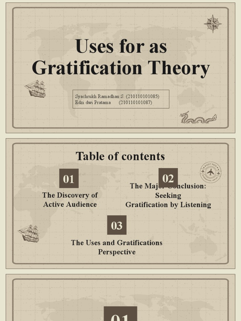 Uses and Gratifications in Media Studies | PDF | Cognitive Science ...