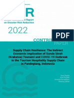 Supply Chain Resilience - The Indirect Economic Implication of Sunda Strait - Krakatoa