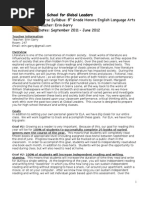 Download 8th Grade Honors ELA Into Letter and Syllabus by erin_garry7878 SN64681989 doc pdf