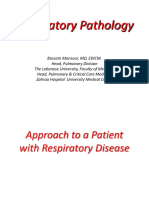 01 Approach To A Patient With Respiratory Disease (Mansour)