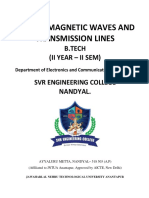 Electromagnetic Waves and Transmission Lines