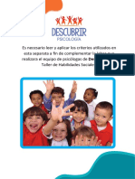 Boletín Habilidades Sociales (Niños)