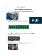 Computer Motherborad Components