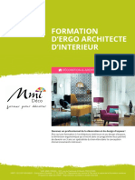 Formation Ergo Architecte Interieur Design D'espace T1F1 MMI DECO