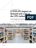 Covid 19s Impact On Demand and Costs in The CPG Industry - Final