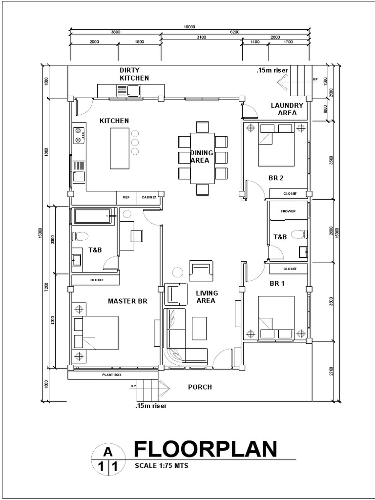 Floorplan: Dirty Kitchen .15m Riser | PDF | Home