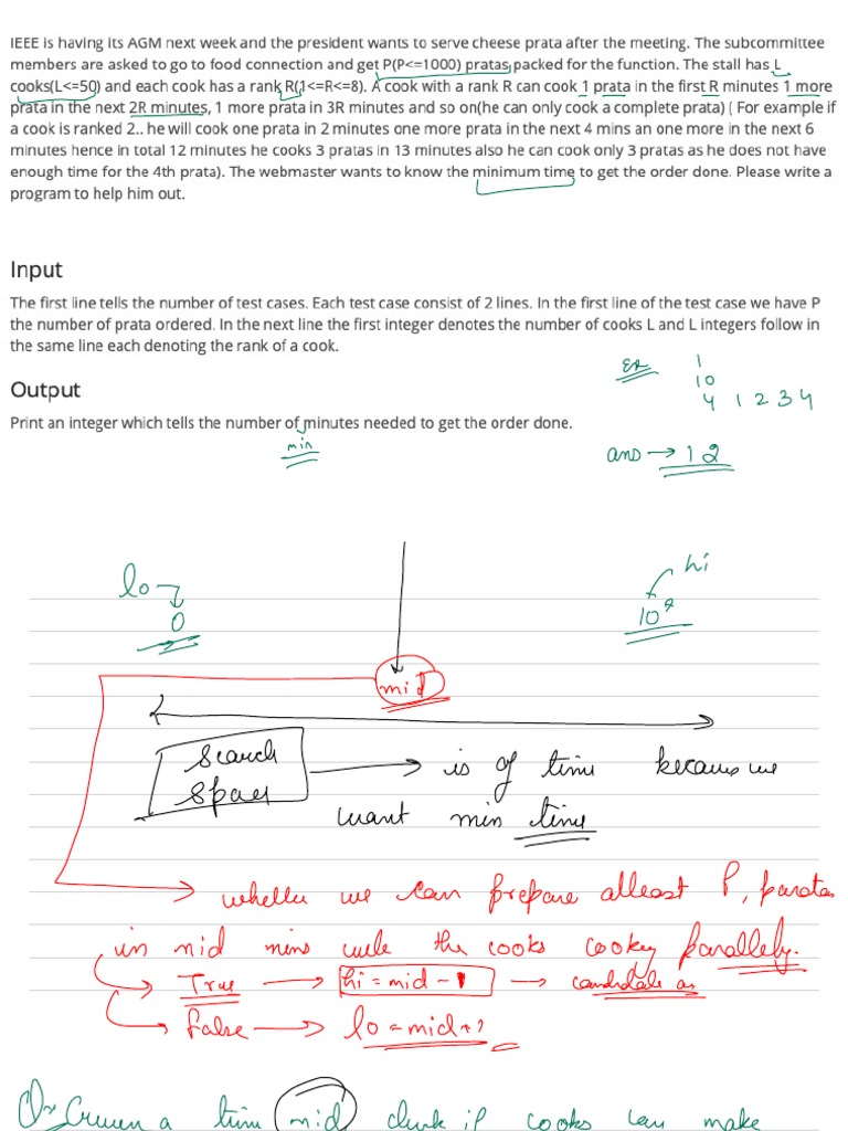 Binary Search On Answer Problems