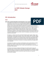 CDP Climate Change Response