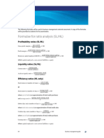 BM Formula Sheet