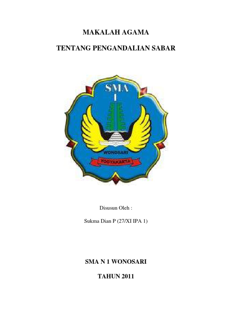 MAKALAH SABAR