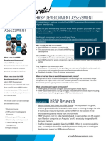 I4cp HRBP Development Assessment Fact Sheet