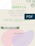 Cell Theory, Structure & Function