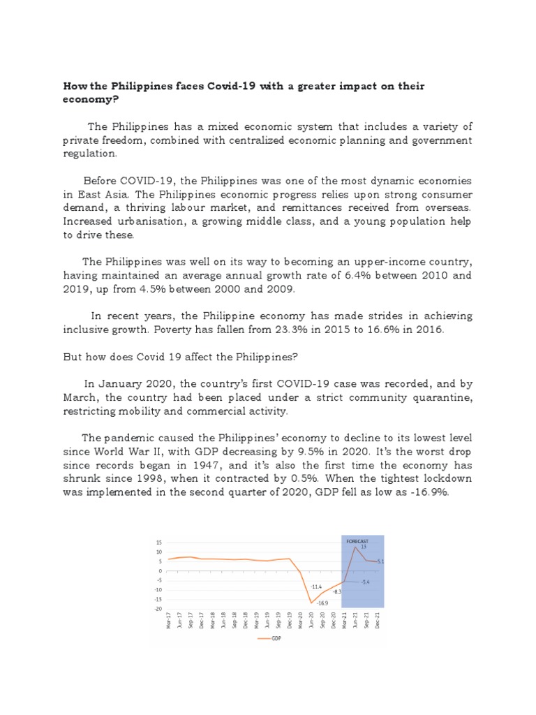 Impact of Covid 19 To Society | PDF | Philippines | Economic Growth