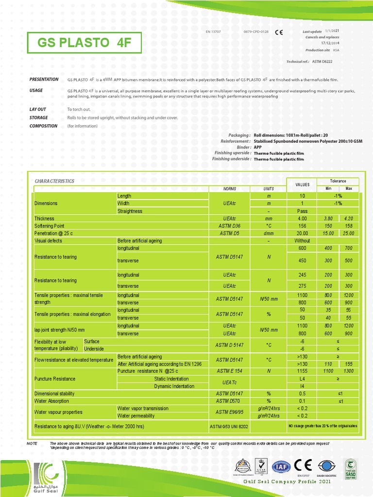 GS Plasto 4F2021 PDF Materials Science Secondary Sector Of The