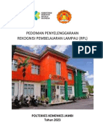 Pedoman Fiks Penyelenggaraan RPL Polkesjam - 2023