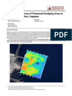 Initial Seabed Topography Survey Data