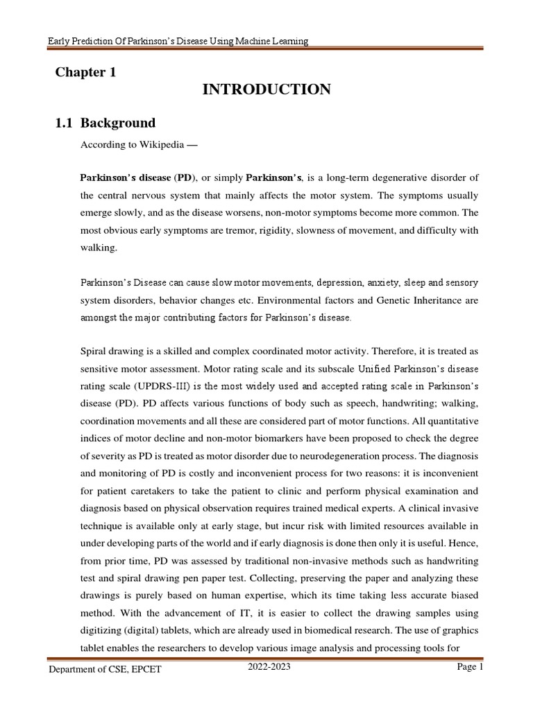 Final parkinsons project report body pdf use case machine learning