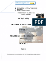 Physical Science Grade 10 StepAhead 2022 Book 2