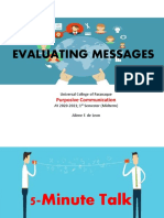 Midterm Module1 Evaluating Messages