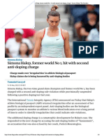 Simona Halep, Former World No 1, Hit With Second Anti-Doping Charge - Simona Halep - The Guardian