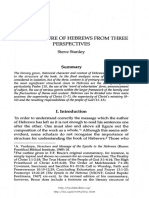 Books of Hebrews Structure