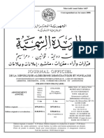 Journal Officiel: Mercredi Aouel Safar 1427 Correspondant Au 1er Mars 2006 N 12 45ème ANNEE