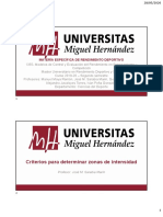 Criterios Determinación de Zonas de Intensidad 2019-2020