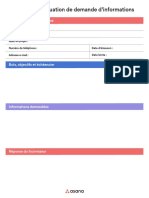 RFI Template Printable FR