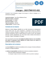 Annexe 1 - Cahier Des Charges Consultance
