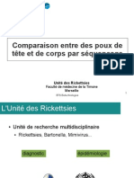 Comparaison Entre Des Poux de Tête Et de Corps Par Séquençage