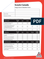 Training Course Evaluation Form